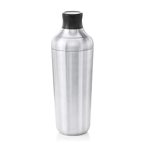OXO SteeL Cocktail Shaker 24 oz & Double Jigger | Leak-Proof Stainless Steel Bar Set thumbnail 1