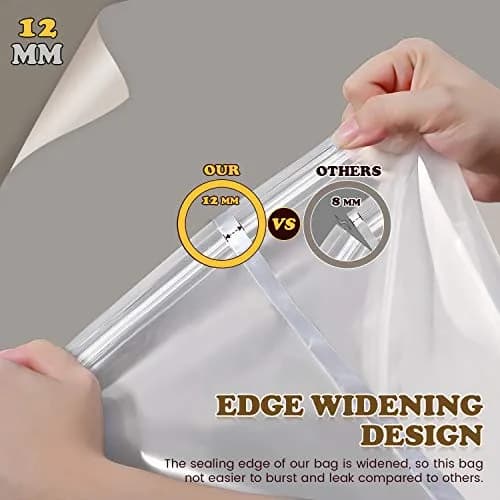 SCENGCLOS Extra Large Turkey Brining Bags 66cm x 56cm (26"x22") | Heavy Duty BPA-Free Food Grade Marinade Bags for Turkey, Ham, Beef (2-Pack) thumbnail 6