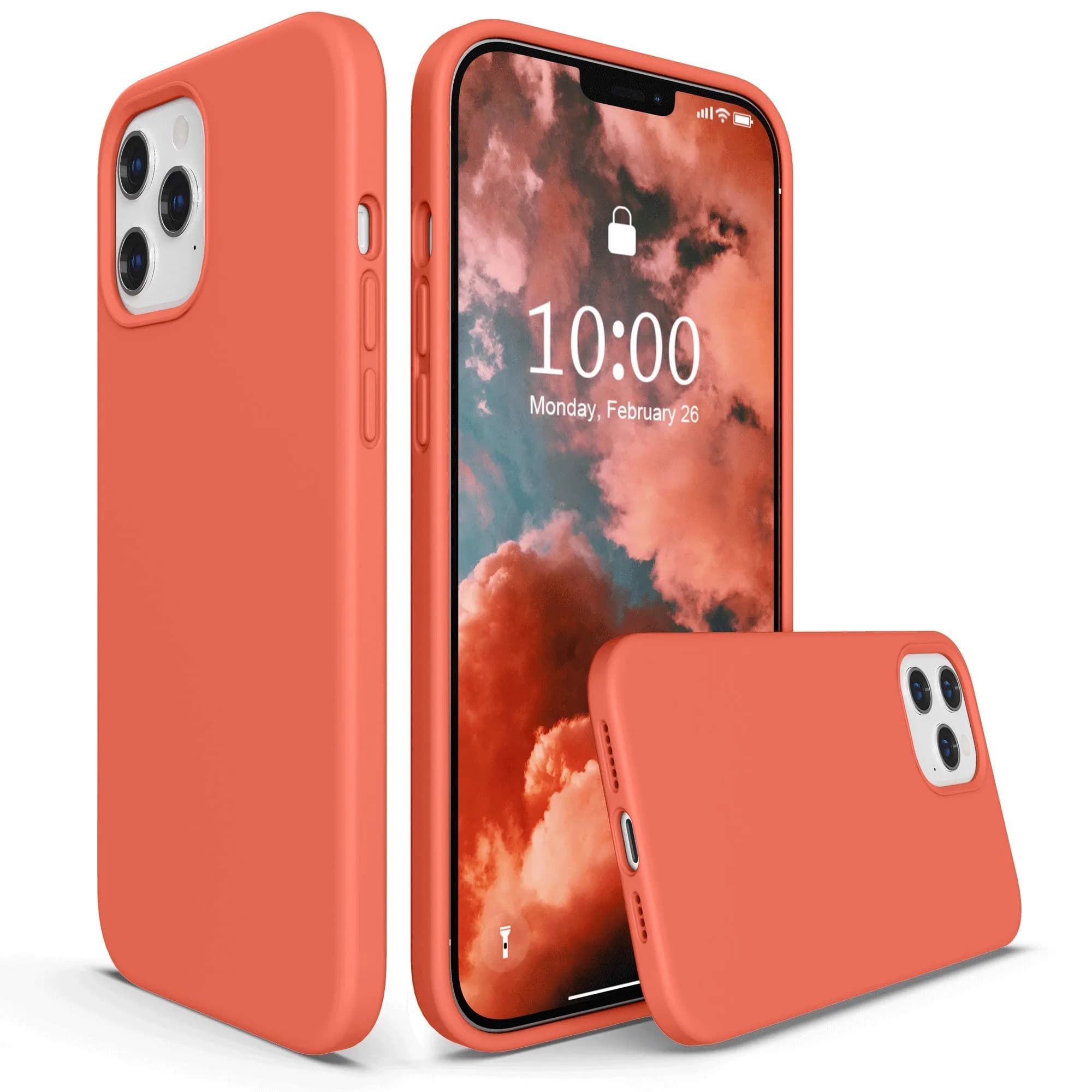 SURPHY Liquid Silicone Phone Case for iPhone 12 Pro Max 6.7 inches | Microfiber Lining, Drop Protection, Easy to Clean - main product image