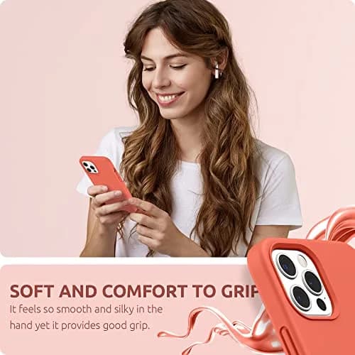 SURPHY Liquid Silicone Phone Case for iPhone 12 Pro Max 6.7 inches | Microfiber Lining, Drop Protection, Easy to Clean thumbnail 6