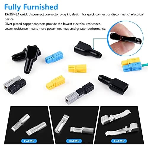 knoweasy Powerpole Crimper, Amp Crimp Tool for 15, 30, 45 Amp Connectors | Versatile Power & Automotive Tool thumbnail 7