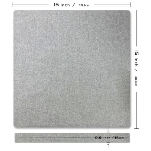 ReArt 15" x 15" Heat Press Mat for Cricut Easypress Both Sides Applicable | Smooth & Even Surface thumbnail 2