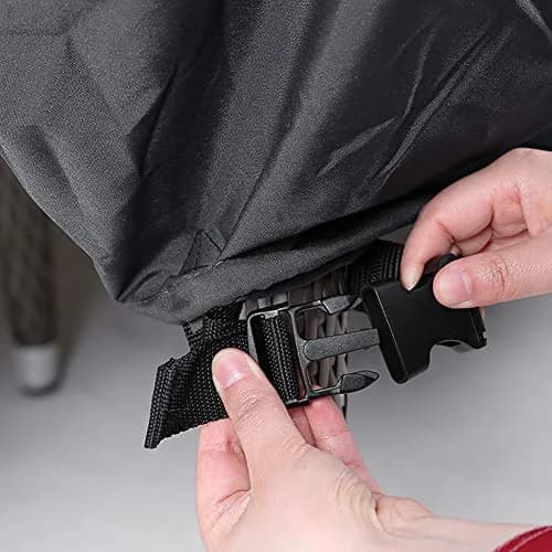 Tempera Outdoor Dining Set Cover for Outside Table and Chairs | Waterproof, Anti-Fading, Space Grey (86'' x 44'' x 27.8'') thumbnail 6