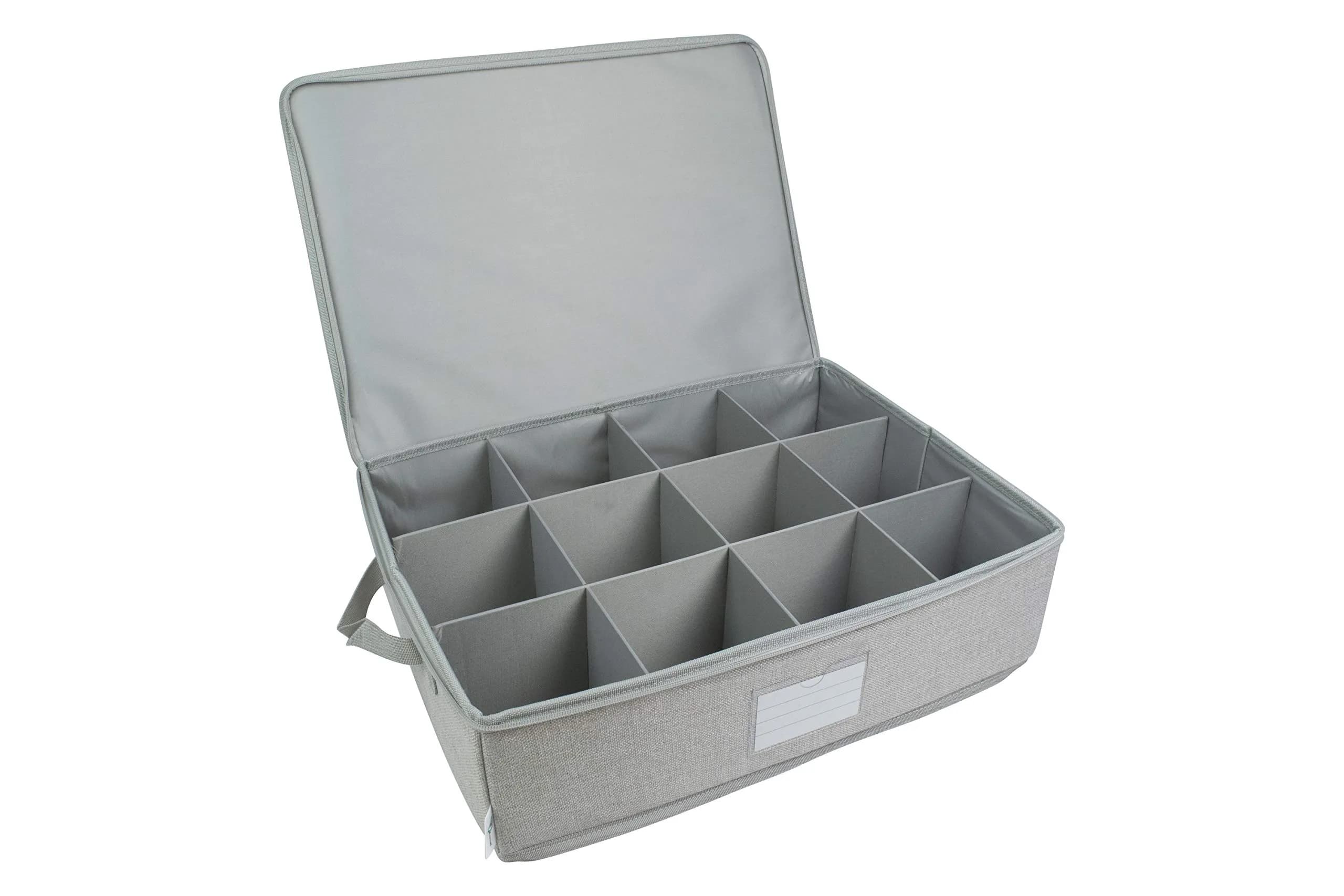 Feltectors Storage Box for Kitchen & Dining | Rust Resistant, 12 Mug Capacity, Felt Material, Custom Style - main product image