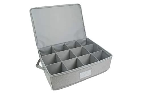 Feltectors Storage Box for Kitchen & Dining | Rust Resistant, 12 Mug Capacity, Felt Material, Custom Style thumbnail 1