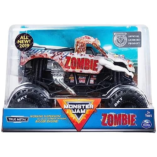 Monster Jam Official Zombie Monster Truck 1:24 Scale Die-Cast Vehicle | Collector Toy for Kids Ages 3+ thumbnail 1