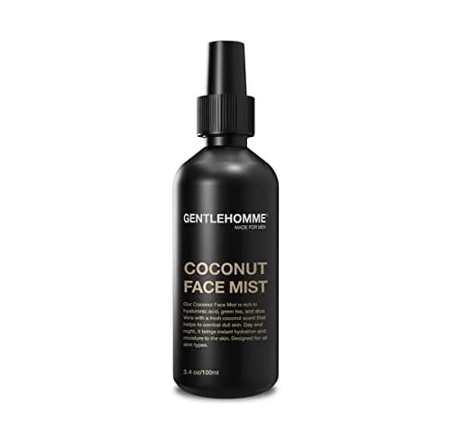 Gentlehomme Coconut Face Mist - Men’s Facial Spray with Hyaluronic Acid & Aloe Vera 3.4oz | Hydrating & Refreshing thumbnail 1