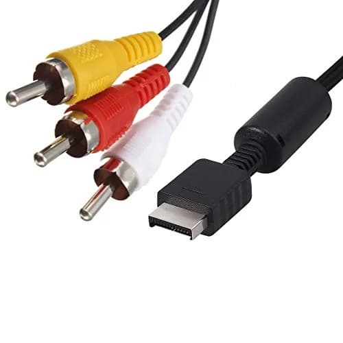 Suncala AV TV RCA Audio Video Cord Cable 6ft (1.8m) for PlayStation PS1, PS2, PS3 | Connects to TVs with RCA Input thumbnail 4