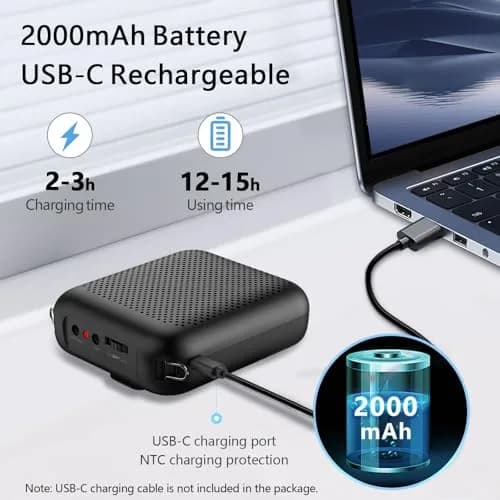 Norwii Portable Voice Amplifier with Wired Headset Microphone | 10W Output, 15-30 Hours Battery thumbnail 4