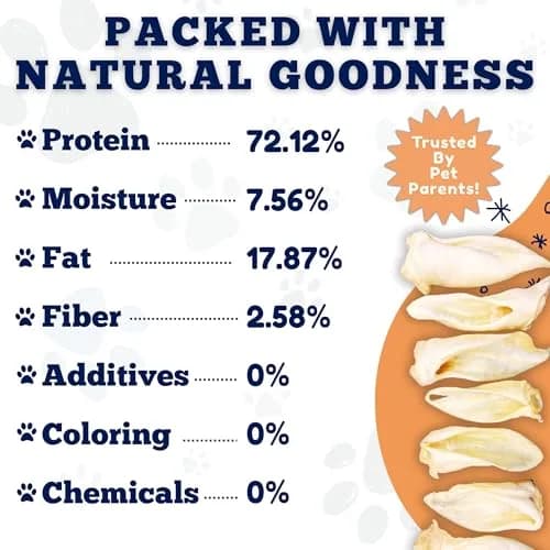 Amazing Dog Treats - Lamb Ears (15 Pcs/Pack) | Natural Dog Chews for Healthy Teeth & Long Chewing thumbnail 5