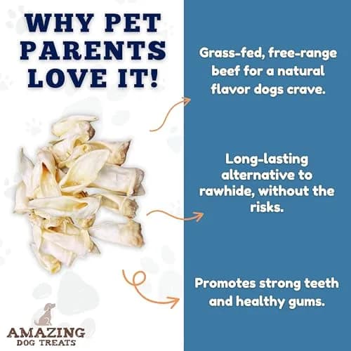 Amazing Dog Treats - Lamb Ears (15 Pcs/Pack) | Natural Dog Chews for Healthy Teeth & Long Chewing thumbnail 3