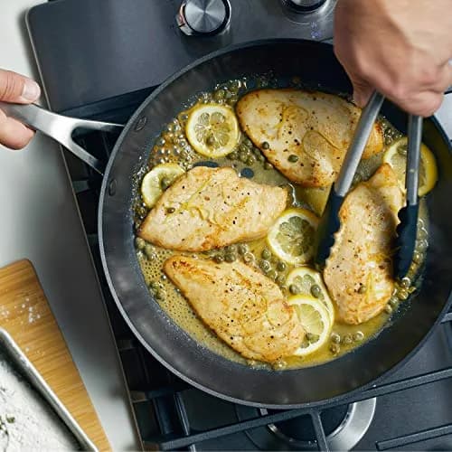 KitchenAid Induction Nonstick Frying Pan with Lid, 30.5 cm (12.25-Inch) | Even Heat for Consistent Results thumbnail 6