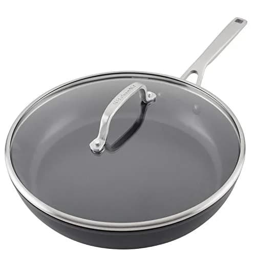KitchenAid Induction Nonstick Frying Pan with Lid, 30.5 cm (12.25-Inch) | Even Heat for Consistent Results thumbnail 8