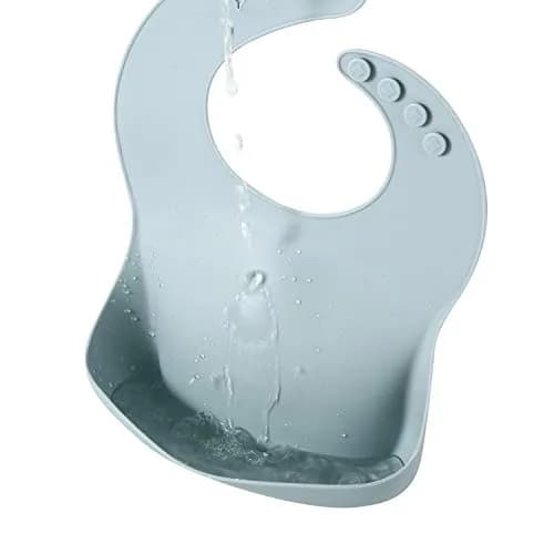 PandaEar Silicone Baby Bibs Set of 3 (25.4cm L x 9.2cm W x 0.48cm H) | Waterproof, Soft, Adjustable Neck for 10-72 Months thumbnail 8