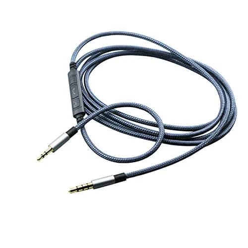 NewFantasia 3.5mm to 2.5mm Audio Cable 1.3m (4.3ft) | Remote Volume Control Mic for Bose Headphones & Android Phones thumbnail 1