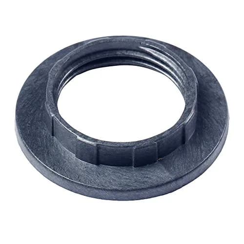 FASTROHY Black Lampshade Collar Ring Adaptor for E14 Bulbs (3-Pack, 44mm Outer Diameter) thumbnail 3