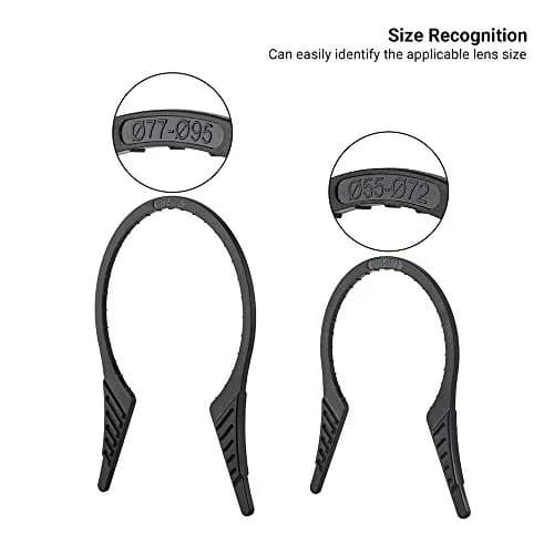 JJC 2-Pack Camera Lens Filter Wrench Kit for 55mm-95mm Threads | Removes Jammed CPL UV ND Filters thumbnail 5