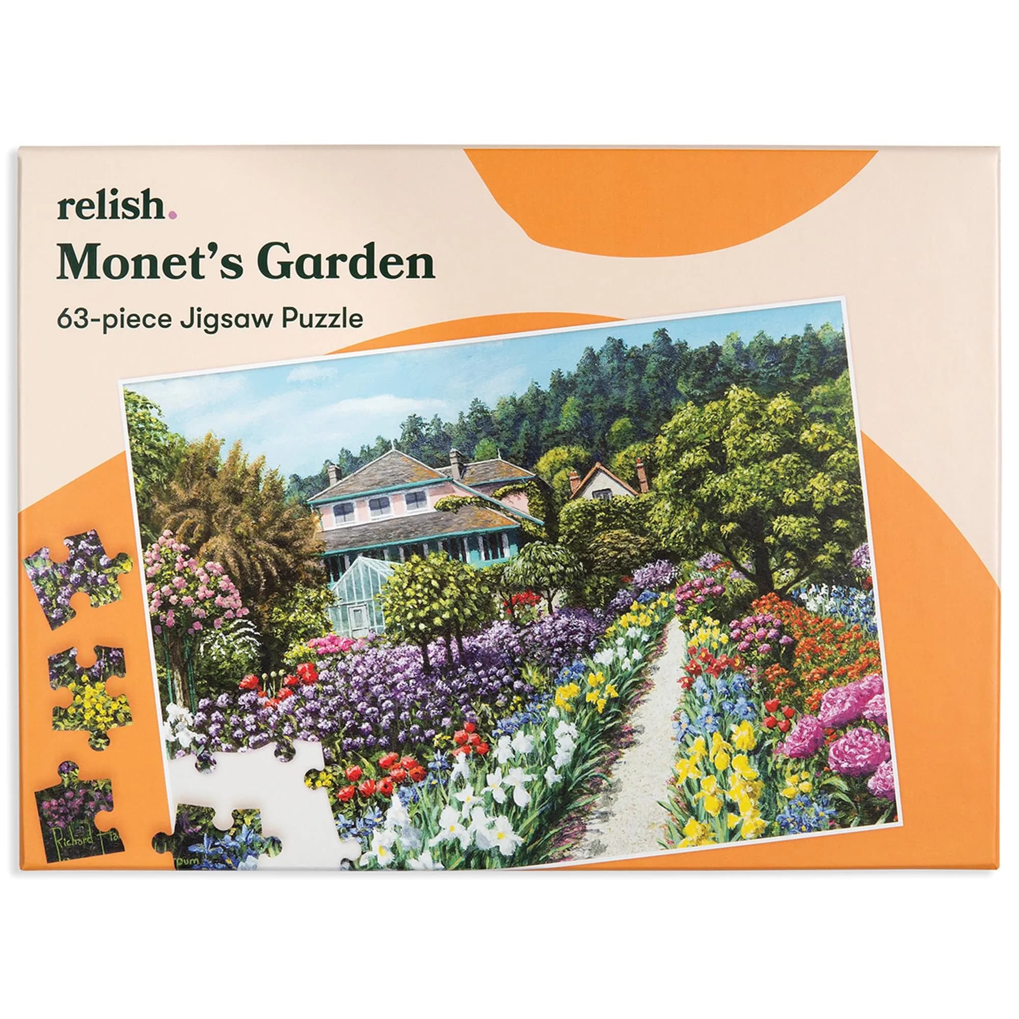 Relish Dementia Puzzles for Adults 63 Piece Monet's Garden | Memory Support & Engagement — Monet's Garden