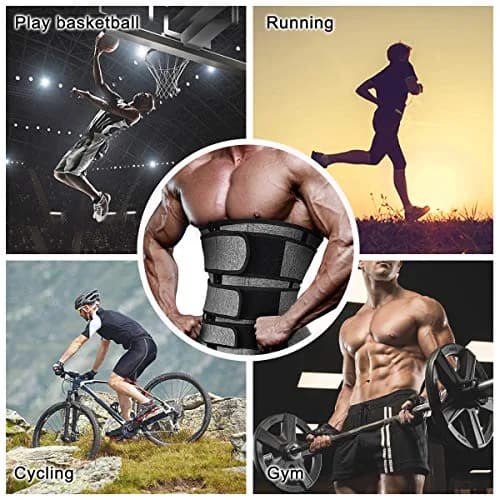 Hidyliu Mens Workout Waist Trainer Neoprene Corset XL | Sauna Sweat Trimmer for Slimming Belly thumbnail 6