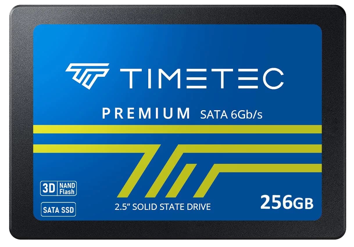 Timetec 512GB SSD 3D NAND SATA III 6Gb/s 2.5 Inch 7mm Internal Solid State Drive | Boosts PC Performance — 2.5 inch SATA