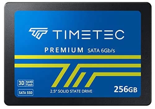 Timetec 256GB SSD 3D NAND SATA III 6Gb/s 2.5 Inch 7mm (0.28") Internal Solid State Drive | 550 MB/s Read Speed thumbnail 1