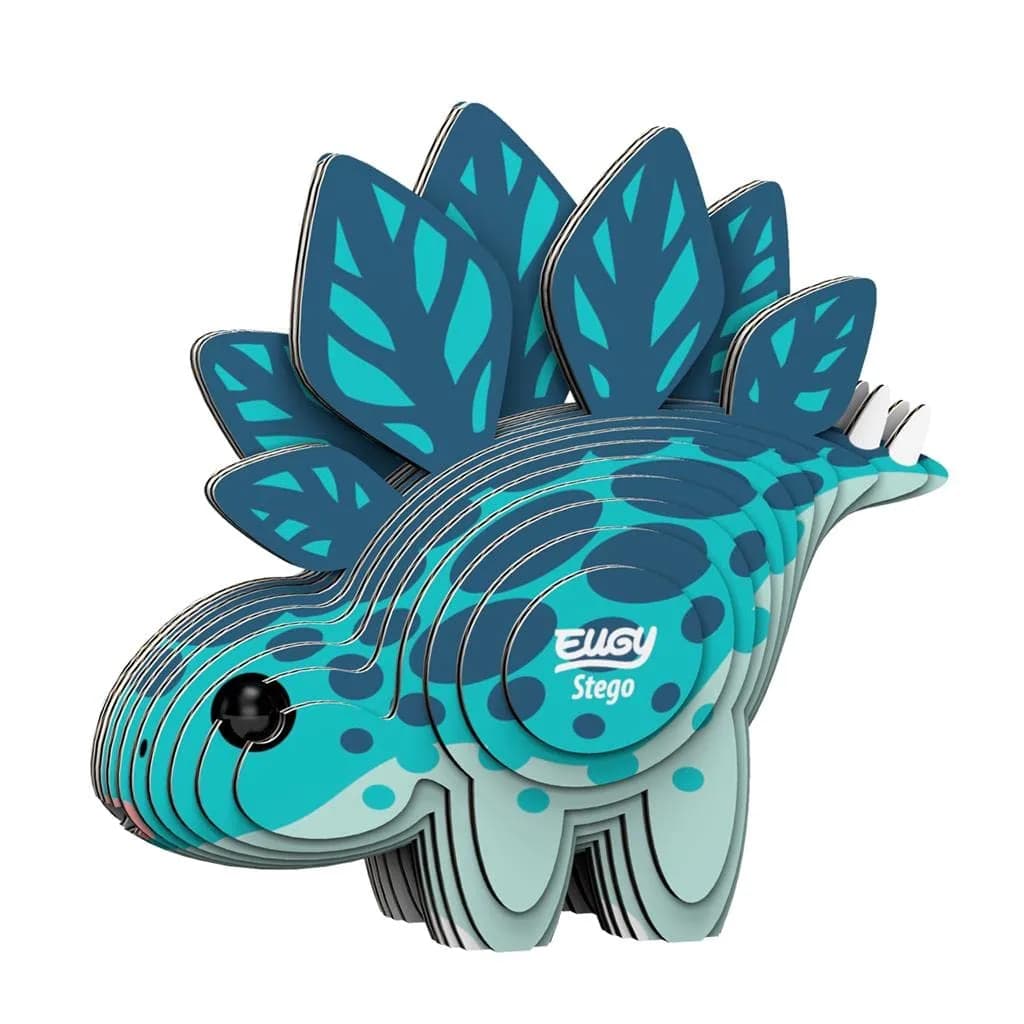 EUGY Stegosaurus 3D Puzzle 32 Piece | Fun Dinosaur Paper Craft Kit for Kids 6+ - main product image
