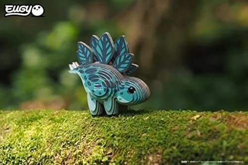 EUGY Stegosaurus 3D Puzzle 32 Piece | Fun Dinosaur Paper Craft Kit for Kids 6+ thumbnail 4