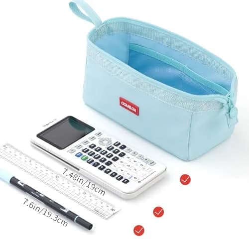 CICIMELON Large Capacity Pencil Case for School & Office | Organize 30-50 Pens & Gadgets thumbnail 4