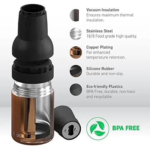 Asobu Frosty Beer Holder 2 Go Vacuum Insulated Stainless Steel Beer Can and Bottle Cooler with Built-in Opener, 16oz (473ml) | Keeps Drinks Cold Up to 12 Hours thumbnail 5