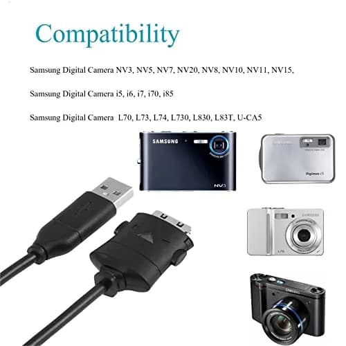 Arzweyk USB Charging Cable Data Transfer Cord for Samsung Digital Camera 1.5m | Durable & Fast thumbnail 3
