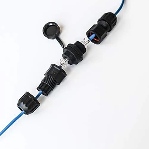 YIOVVOM Waterproof RJ45 Coupler Cat 6 Splice Outdoor Ethernet Connector 110mm (4.33 Inch) 2-Pack | IP67 Rated for Harsh Environments thumbnail 6