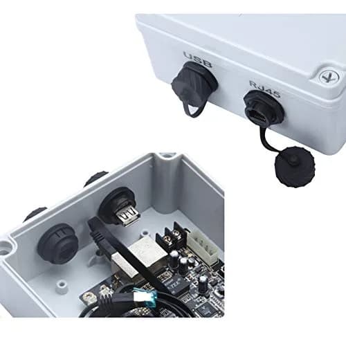 YIOVVOM Waterproof RJ45 Coupler Cat 6 Outdoor Ethernet Connector 110mm (4.33 inch) 6-Pack | IP67 Rated for Harsh Environments thumbnail 4