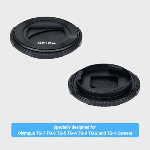 JJC Rotating Lens Cap for Olympus TG-7 TG-6 TG-5 TG-4 TG-3 TG-2 TG-1 Cameras | Replaces Olympus LB-T01 Lens Barrier thumbnail 5