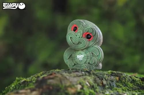 EUGY Tiki 3D Puzzle, 28 Piece Paper Craft Kit for Kids 6+ | Eco-Friendly, Easy Build thumbnail 4
