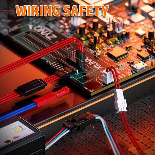 PEBA Ratchet Crimping Tool and JST Connector Kit for AWG 32-20 Wires | 14 Types of 2.5mm JST-SM Connectors & Crimp Pins thumbnail 2