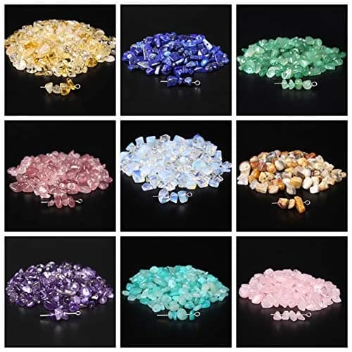 Cmidy Natural Chip Stone Beads Strawberry Quartz 5-8mm (120g/400 pcs) | Genuine Gemstones for Jewelry Making thumbnail 5