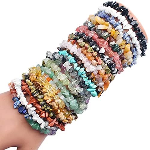 Cmidy Natural Chip Stone Beads Strawberry Quartz 5-8mm (120g/400 pcs) | Genuine Gemstones for Jewelry Making thumbnail 8