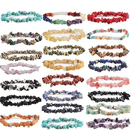 Cmidy Natural Chip Stone Beads Watermelon Red 5-8mm (150g / ~400 pcs) | Genuine Gemstone Beads for Jewelry Making thumbnail 6
