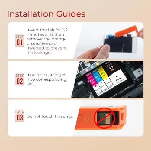 ejet 920XL Ink Cartridges Combo Pack for HP 920XL | High Page Yield & Compatible with Officejet 6500 thumbnail 4