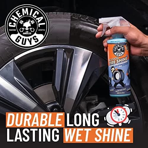Chemical Guys Tire Kicker Extra Glossy Tire Shine Spray 3.78 L (1 Gallon) | Restores Deep Wet Look & Protects Rubber, Vinyl, Plastic thumbnail 9