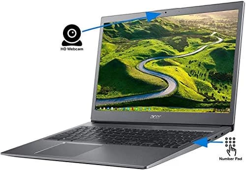 Acer Notebook Computer 15.6" FHD | Intel Core i3-8130U, 4GB DDR4, 128GB eMMC, Steel Gray thumbnail 4