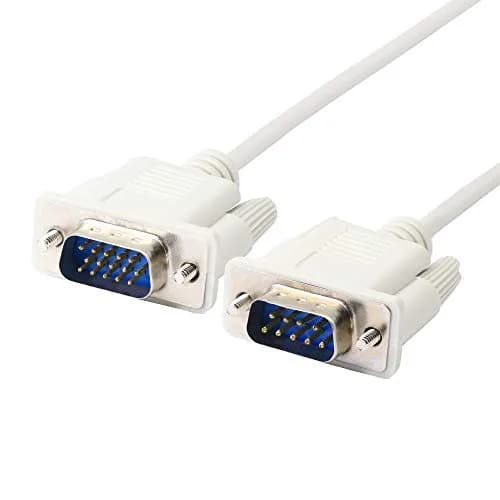 PNGKNYOCN 4.5 Feet DB 9 Pin to VGA Adapter Cable | RS232 to VGA Conversion for Computers & Printers thumbnail 1