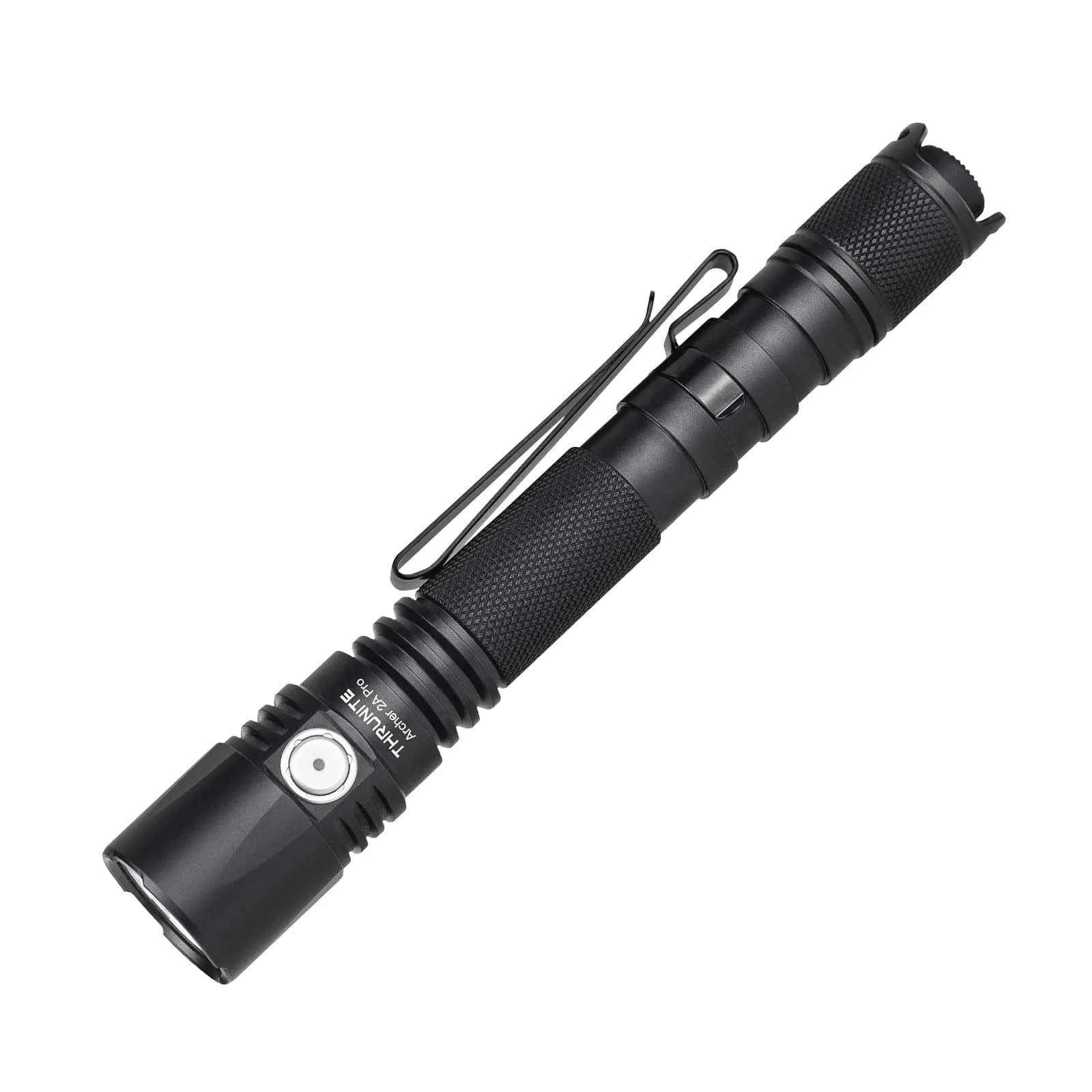 ThruNite Archer 2A C LED Rechargeable Flashlight 1018 Lumens | Waterproof, USB-C, Dual Switch — Archer 2A Pro Black Cool White (1PC)