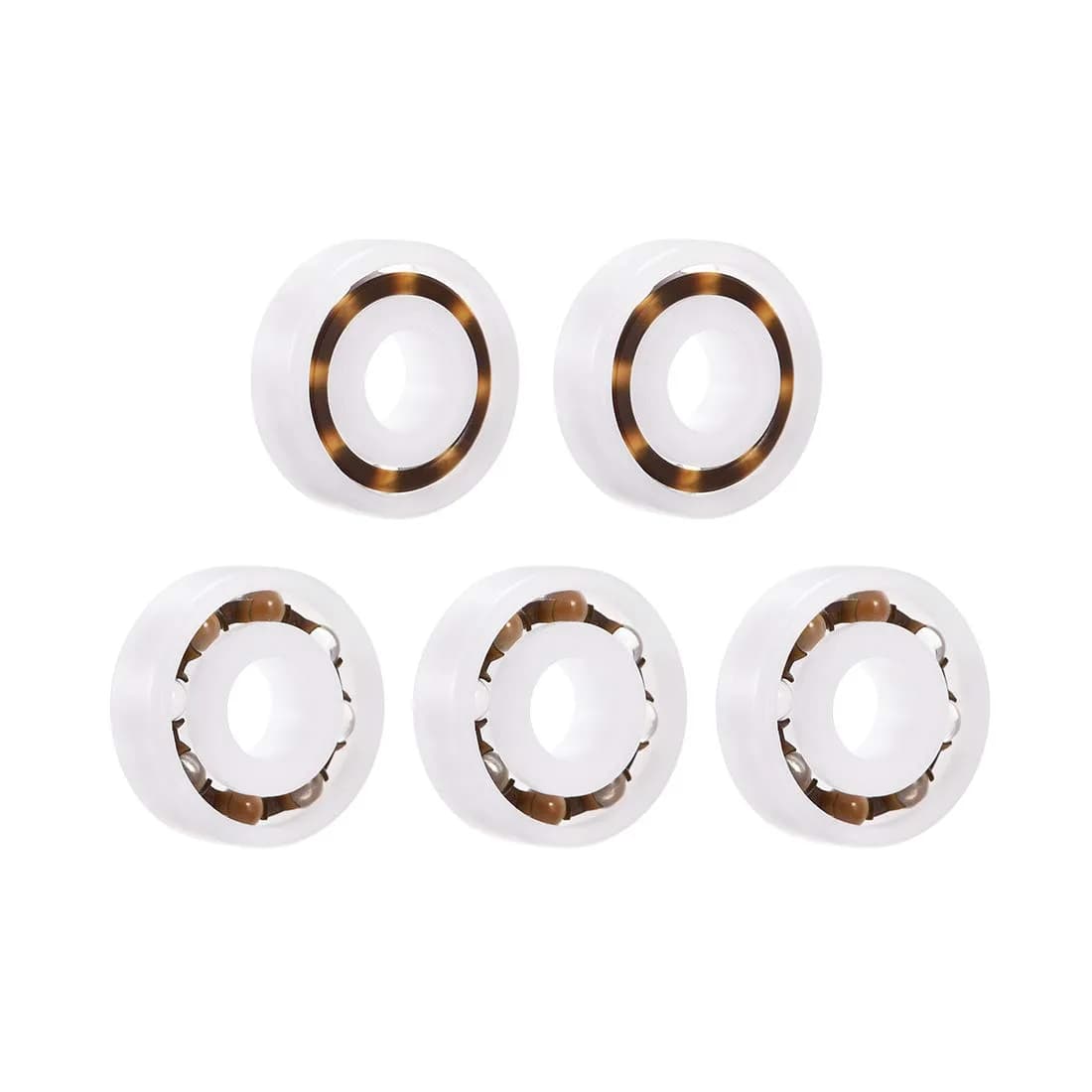 uxcell 607 Plastic Bearings 7mmx19mmx6mm | Glass Ball Nylon Cage for High-Speed Industrial Use - main product image