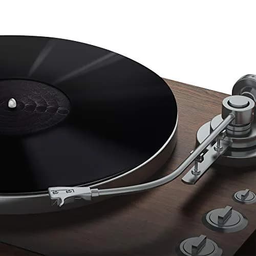 PRO SPIN Black Acrylic Turntable Mat - Platter Slipmat for 12" Vinyl Record Player, Antistatic, Tighter Bass, Noise Reduction thumbnail 1