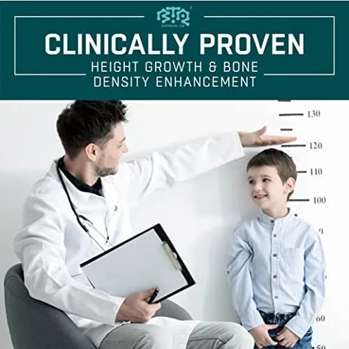 BTQ BIOTEQUE LAB Height Growth Maximizer, Calcium, Vitamin D3 & Zinc, 60 Caps | Bone & Height Support for Kids & Teens thumbnail 3