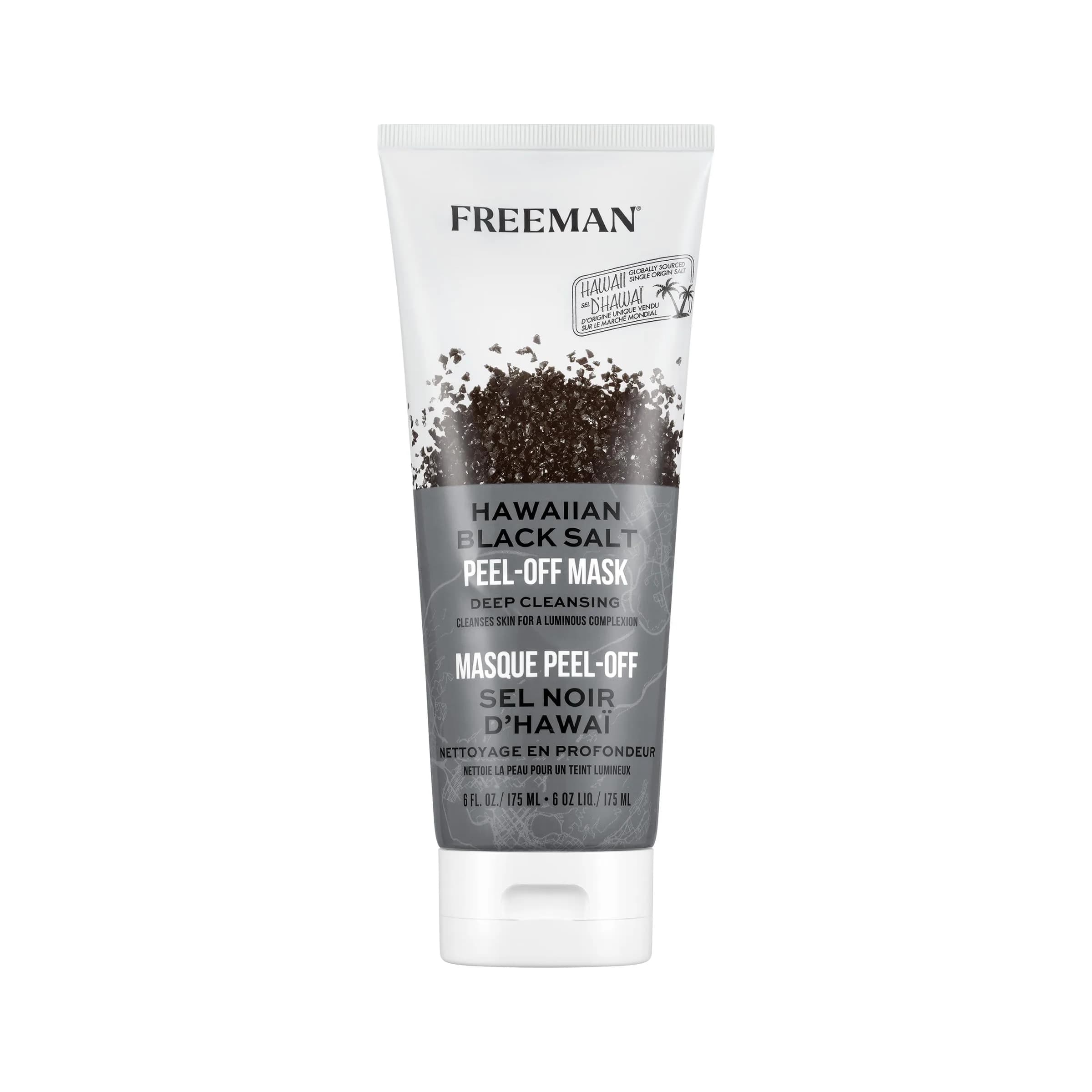 Freeman Exotic Blends French Pink Clay Peel Off Face Mask | Detox & Clear Pores, 6 Fl Oz — Facial Mask Set