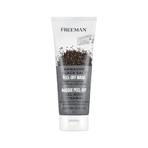Freeman Hawaiian Black Salt Peel-Off Mask 175ml (6 fl oz) | Clarifies Skin with Volcanic Ash Derivative thumbnail 1
