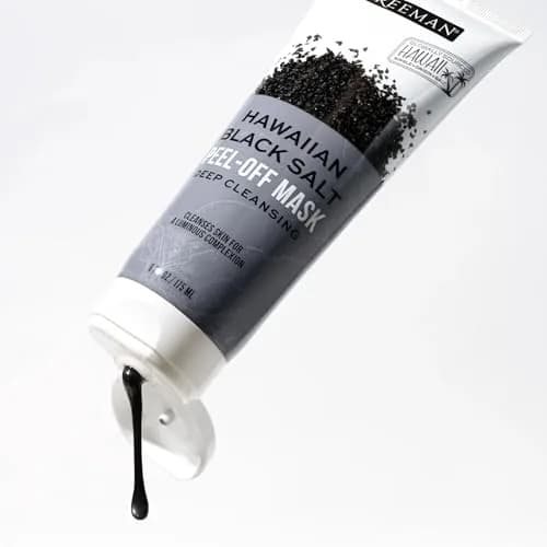 Freeman Hawaiian Black Salt Peel-Off Mask 175ml (6 fl oz) | Clarifies Skin with Volcanic Ash Derivative thumbnail 6