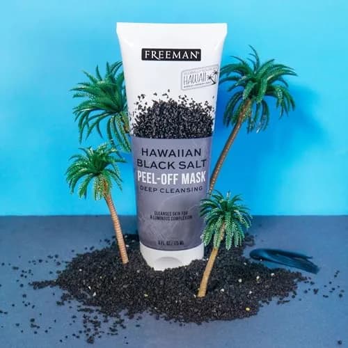 Freeman Hawaiian Black Salt Peel-Off Mask 175ml (6 fl oz) | Clarifies Skin with Volcanic Ash Derivative thumbnail 7